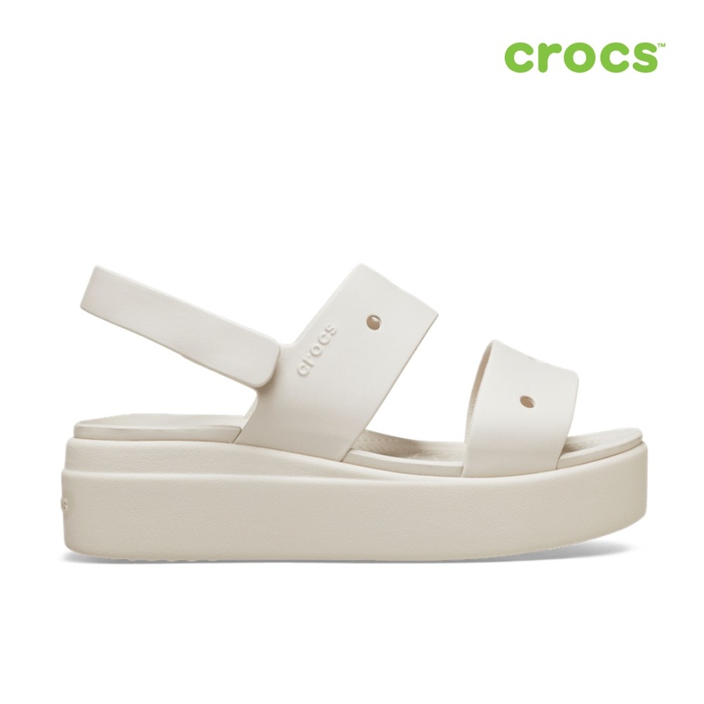 SOLD‼️ Brooklyn Crocs Sand Cream White Gems Bling Platform Sandals Size 7
